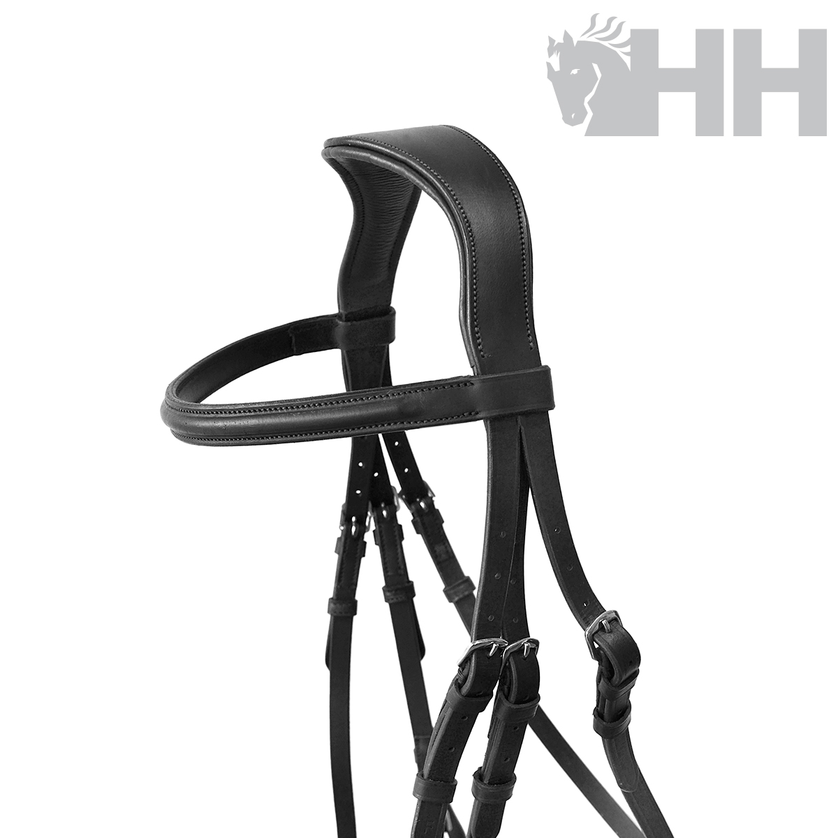 CABEZADA INGLESA HH SOFIA CON RIENDAS LONA ENGOMADA - Imagen 5