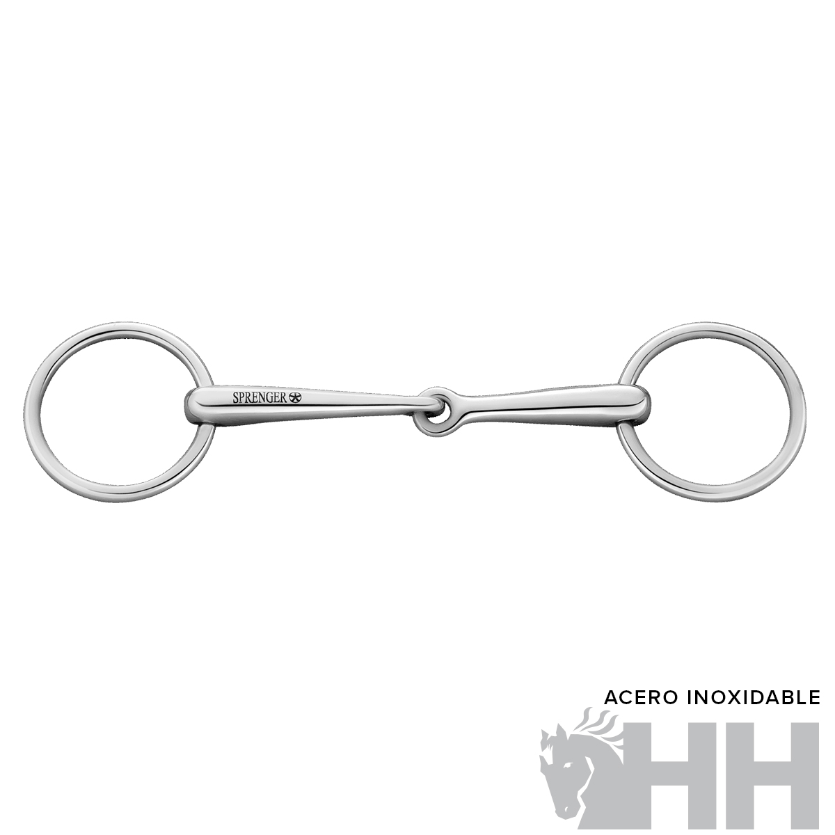 FILETE SPRENGER BASIC PARA BOCADO ANILLA 55mm PARTIDO SIMPLE - Imagen 3