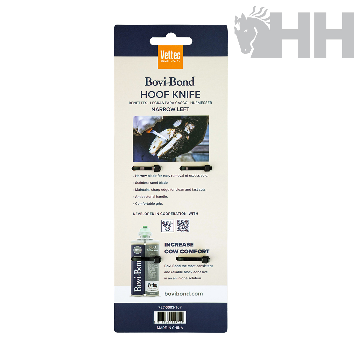 LEGRA VETTEC MANGO ANTIBACTERIANO HOJA PLANA ESTRECHA (PACK 2 UNIDADES) - Imagen 2