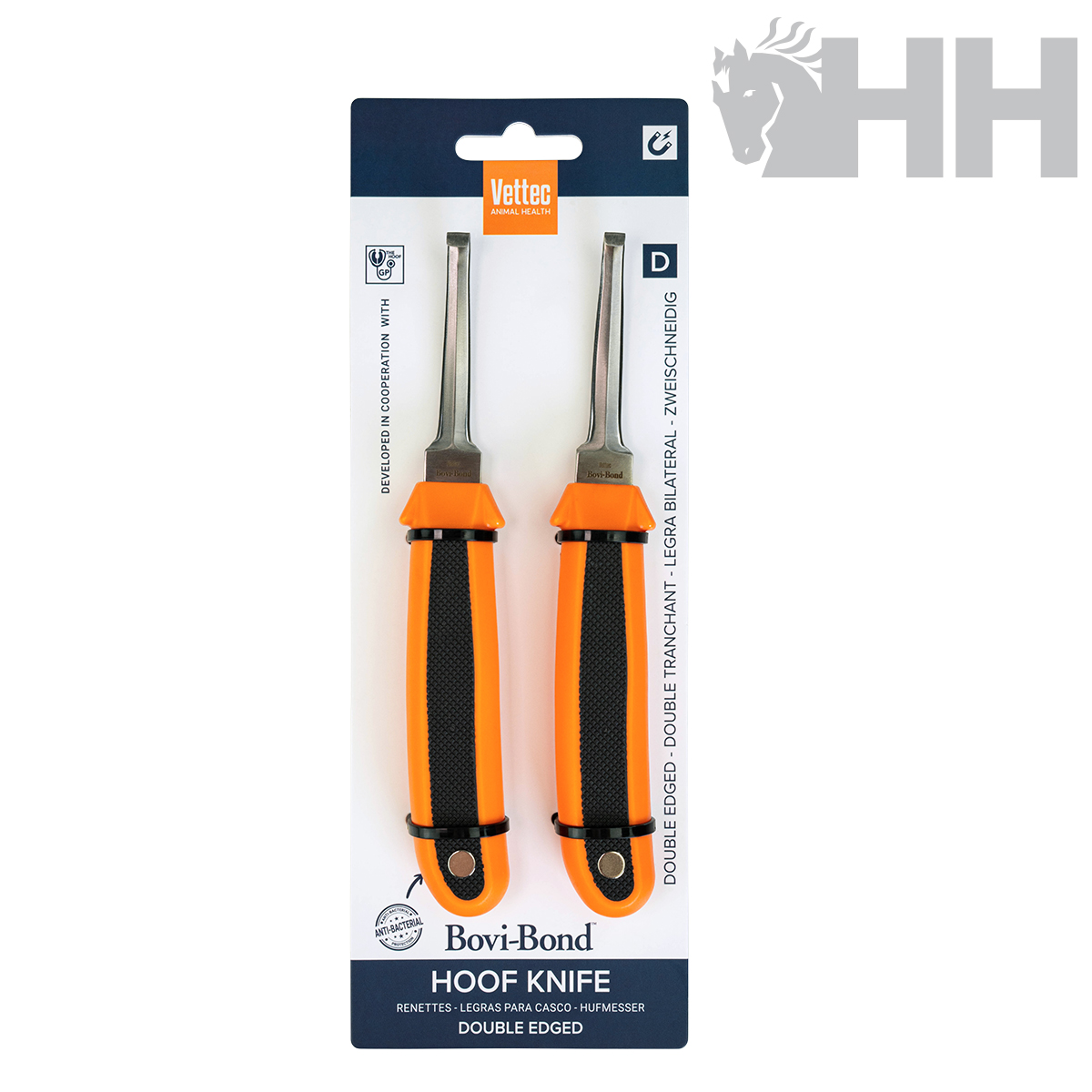 LEGRA VETTEC MANGO ANTIBACTERIANO HOJA PLANA ESTRECHA DOBLE (PACK 2 UNIDADES) - Imagen 3