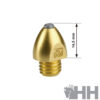 RAMPLON VAILLANT ROSCA 3/8 CAB.OVALADA 15mm ALTURA 14,5mm PUNTA CONO VIDEA