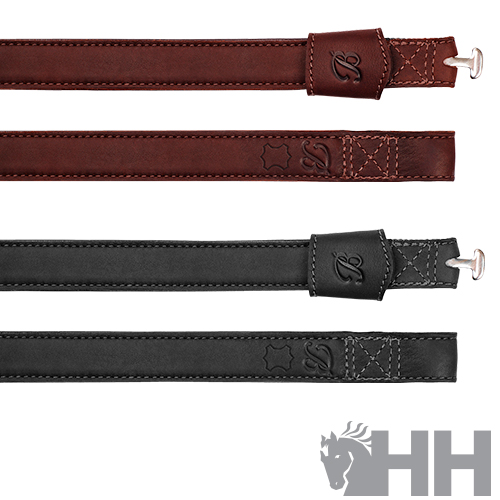 ACION ESTRIBO BATES CUERO LUXE LEATHER SIN HEBILLAS (PAR)