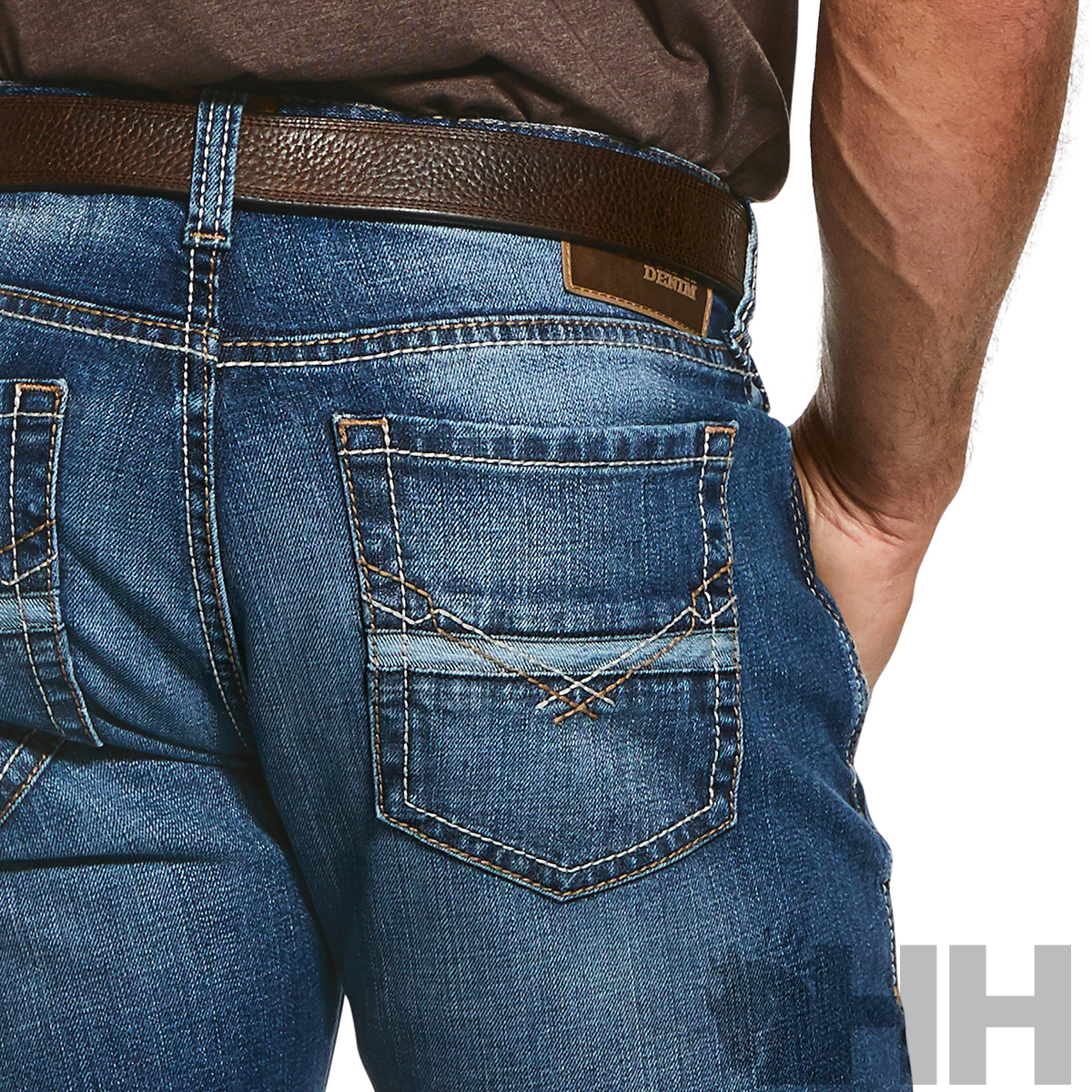 PANTALON ARIAT VAQUERO M7 SLIM FIT STRAIGHT LEG NASSAU HOMBRE - Imagen 3