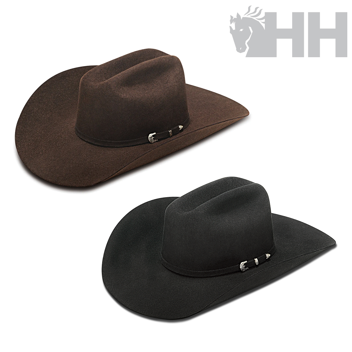 SOMBRERO ARIAT WESTERN 3X LANA CON HEBILLA