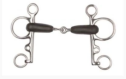 BOCADO PELHAM PARTIDO GOMA ECONÓMICO INOX