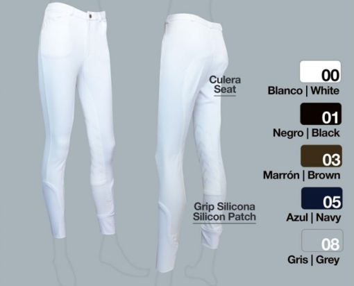 PANTALÓN SAKA GRIP SILICONA Y CULERA CUERO