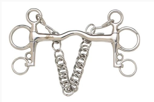 Bocado Pelham Corto Inox -50X40 12'5Cm