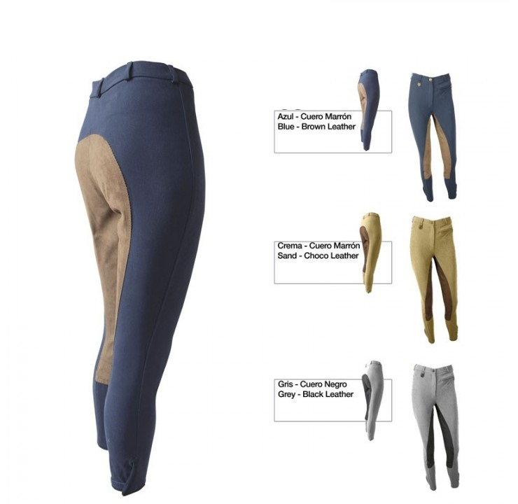 PANTALÓN MICROFIBRA/CUERO CABALLERO