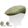 GORRA VISERA PAÑO COMBINADA CUADRO