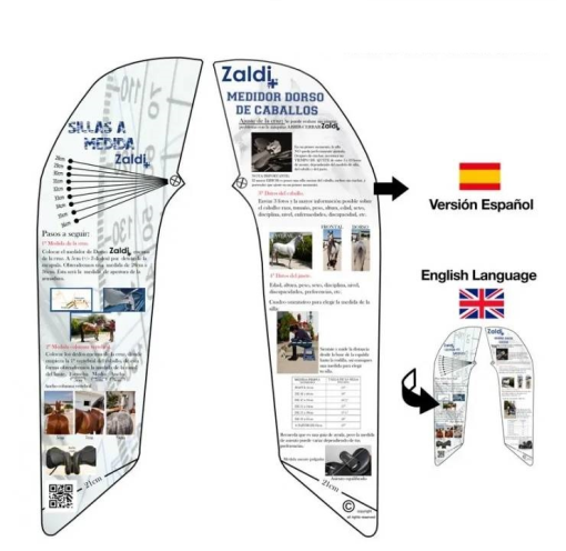 Medidor Dorso Para Caballo Zaldi T+T