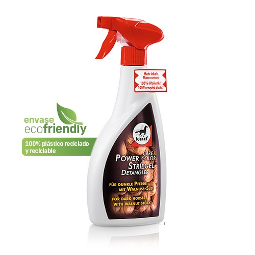ACONDICIONADOR PELO LEOVET POWER PARA CABALLOS DE CAPA OSCURA