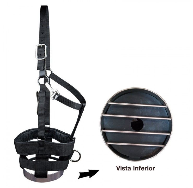 Bozal Para Caballo C/correa Nylon