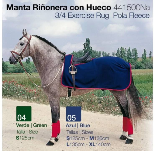 MANTA RIÑONERA CON HUECO