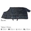 Manta Invierno Oxford 300Gr. Negra