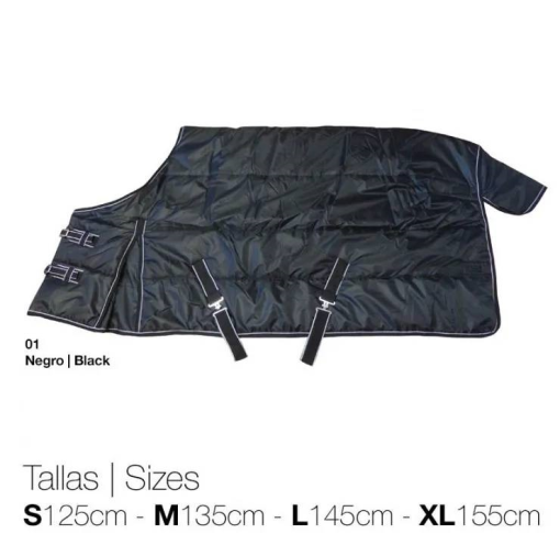 Manta Invierno Oxford 300Gr. Negra
