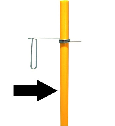 PIQUETA FIBRA VIDRIO 150cm UNIDAD
