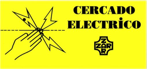 CARTEL INDICADOR DE CERCA ELÉCTRICA