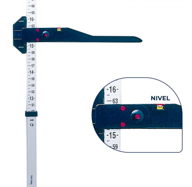 Medidor Hipometro Aluminio Potros