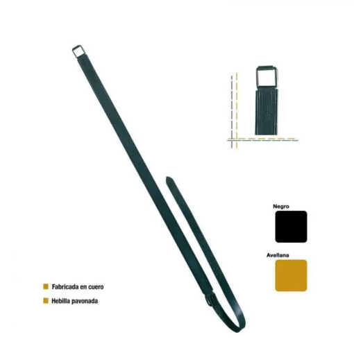 Cincha Vaquera Cuero -Zaldi-Extra-