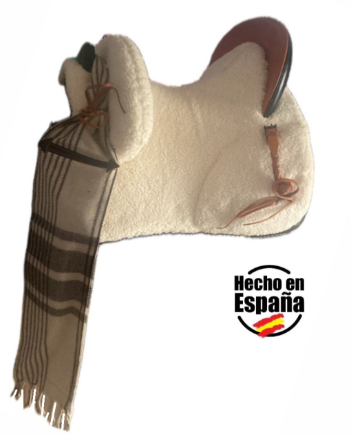 Silla vaquera Mixta Rejoneo Artesanal (Completa)
