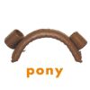 MUSEROLA VAQ. C/ PASADOR PONY
