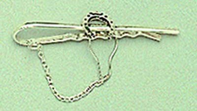 Sujetacorbatas Herradura Plata