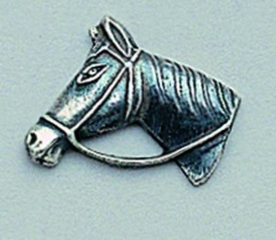 Pin Plata Cabeza Caballo