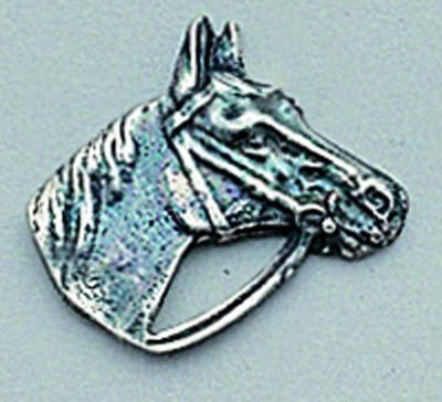 Pin Plata Cabeza Caballo