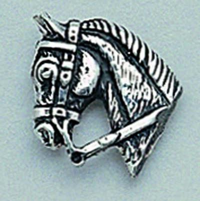 Pin Plata Cabeza Caballo