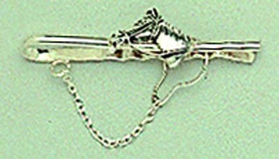 Sujetacorbatas Caballo Plata