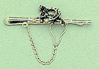 Sujetacorbatas Herradura Plata