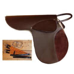 SILLA NIÑO CUERO FIELTRO COMPLETA