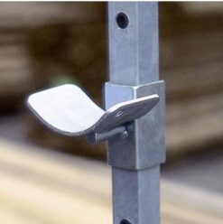 SOPORTE BARRA OBSTACULO PARA REPARO METALICO DOBLE