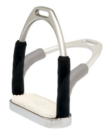 ESTRIBO INGLES SEFTON COMPACTO FLEXIBLE INOXIDABLE CON TACO