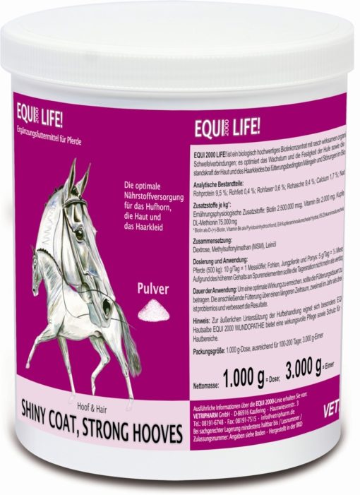 Biotina EQUI 2000 LIFE (Alta Concentración)
