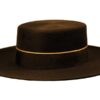 SOMBRERO ALA ANCHA MARRON LANA