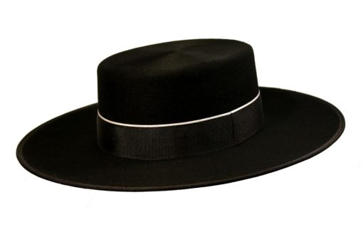 SOMBRERO ALA ANCHA NEGRO LANA