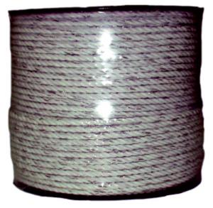 CUERDA CERCA ELECTRICA LLAMPEC (BOBINA 200 M.) 2 HILOS CONDUCTORES BLANCO