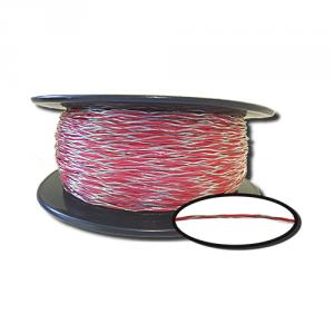 CUERDA CERCA ELECTRICA LLAMPEC (BOBINA 500 M.) 6 HILOS CONDUCTORES ROJO