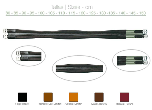 Cincha Zaldi Extra Moldeada Elástico