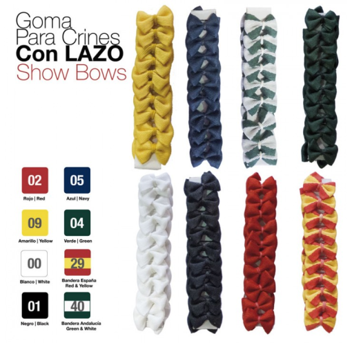 Lazos Para Crines con Gomas