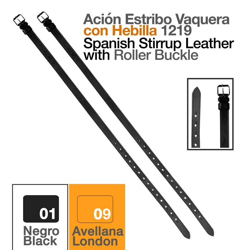 ACIÓN ESTRIBO VAQUERA C/HEBILLA 1219